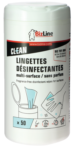 Lingettes désinfectantes