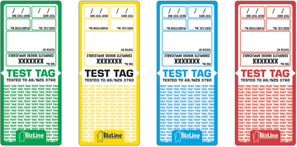 Medium duty test tags